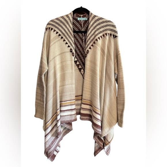 Goddis Woman's Bohemian Daria Throw on Cardigan Red Rock Canyon, Size S/M - Picture 2 of 8